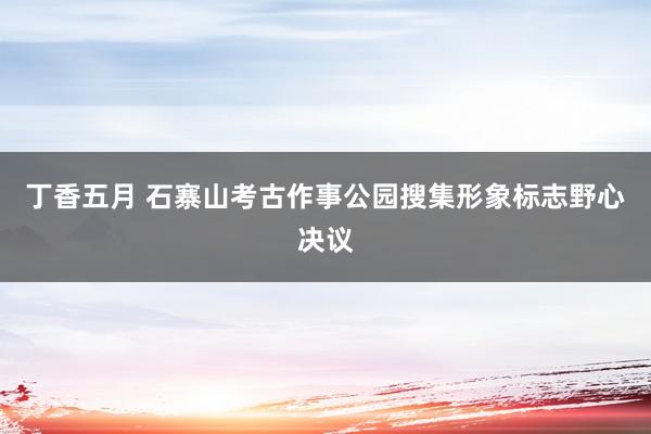 丁香五月 石寨山考古作事公园搜集形象标志野心决议